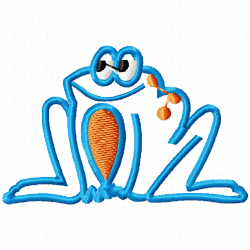 Frogs Embroidery Design 2 Frogs Embroidery Design 2